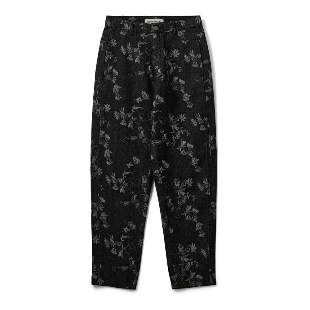 Sofie Schnoor Black Mariamsw Jeans Bukser - Female - Slim-Fit Trousers - L - Trousers