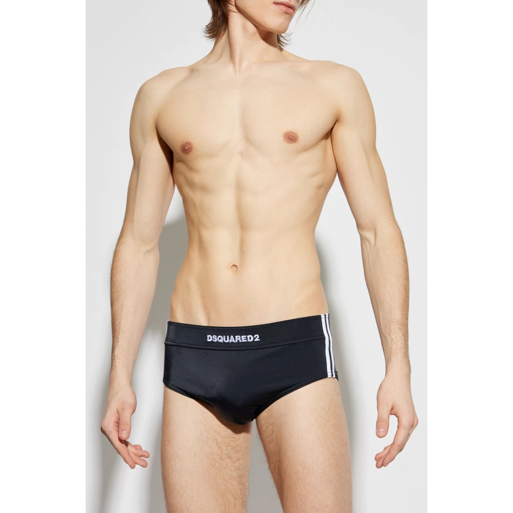 Dsquared2 Zwembroek Black Heren
