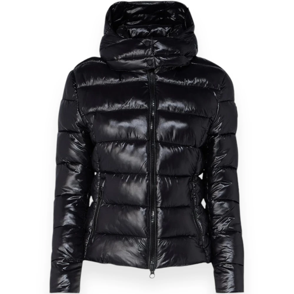 Save The Duck Gewatteerde jas met Cosmary stijl Black Dames