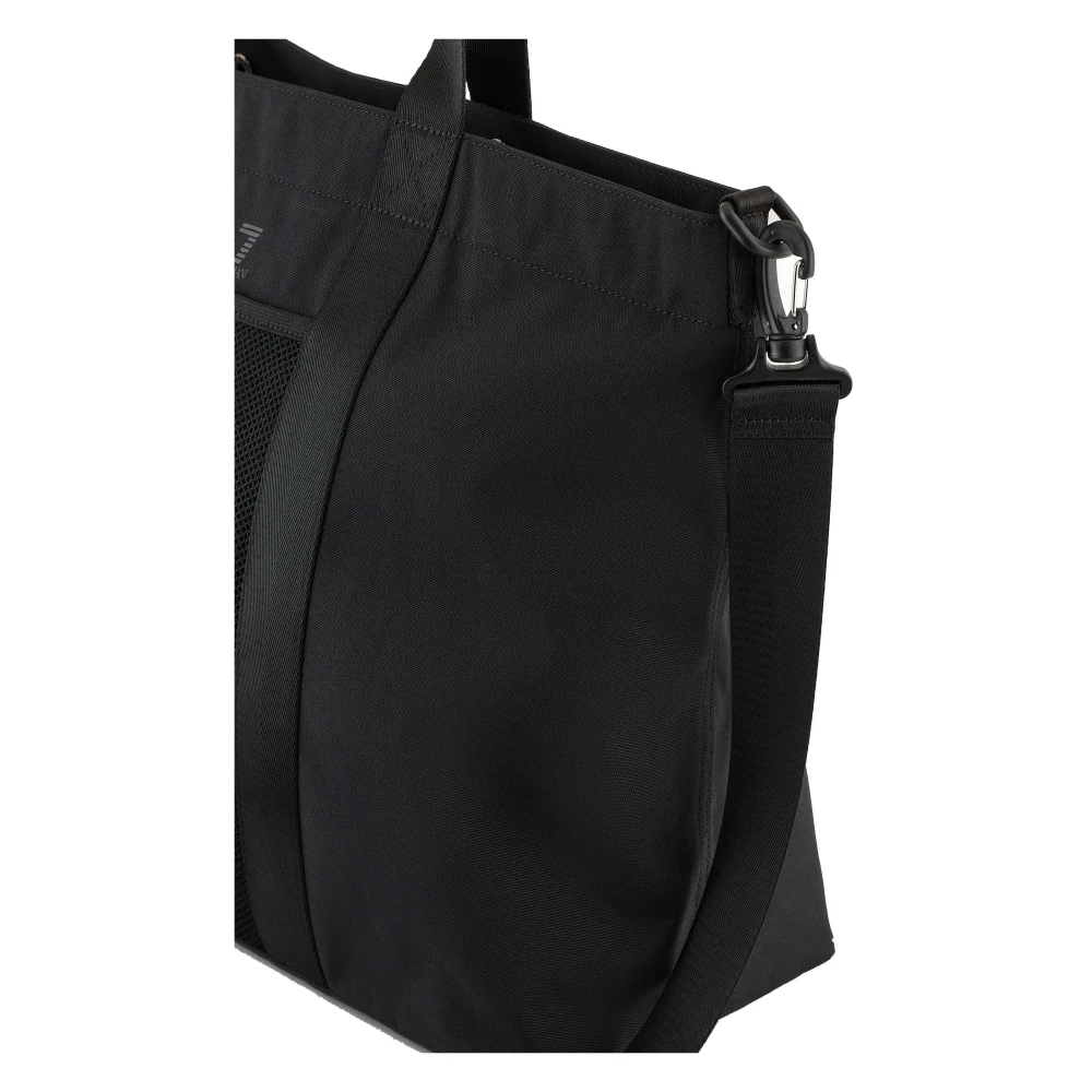 Armani Schoudertas met voorlogo Zwart Polyester Black Dames