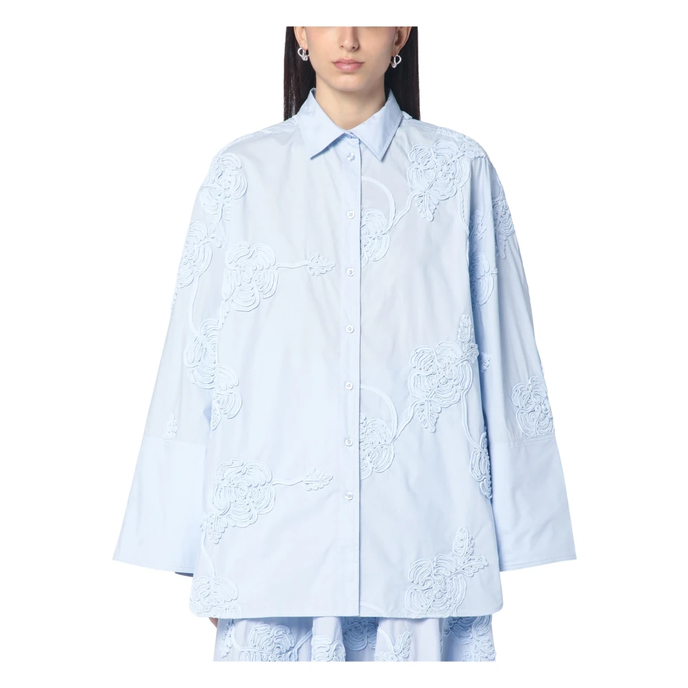 Rotate Birger Christensen Lange mouwen overhemd Blue Dames