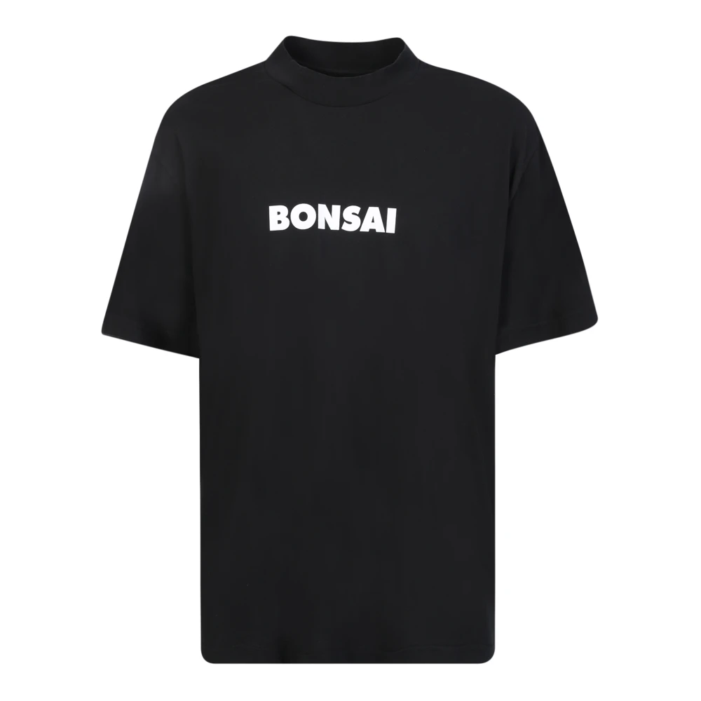 Bonsai Zwart Logo T-Shirt Black Heren