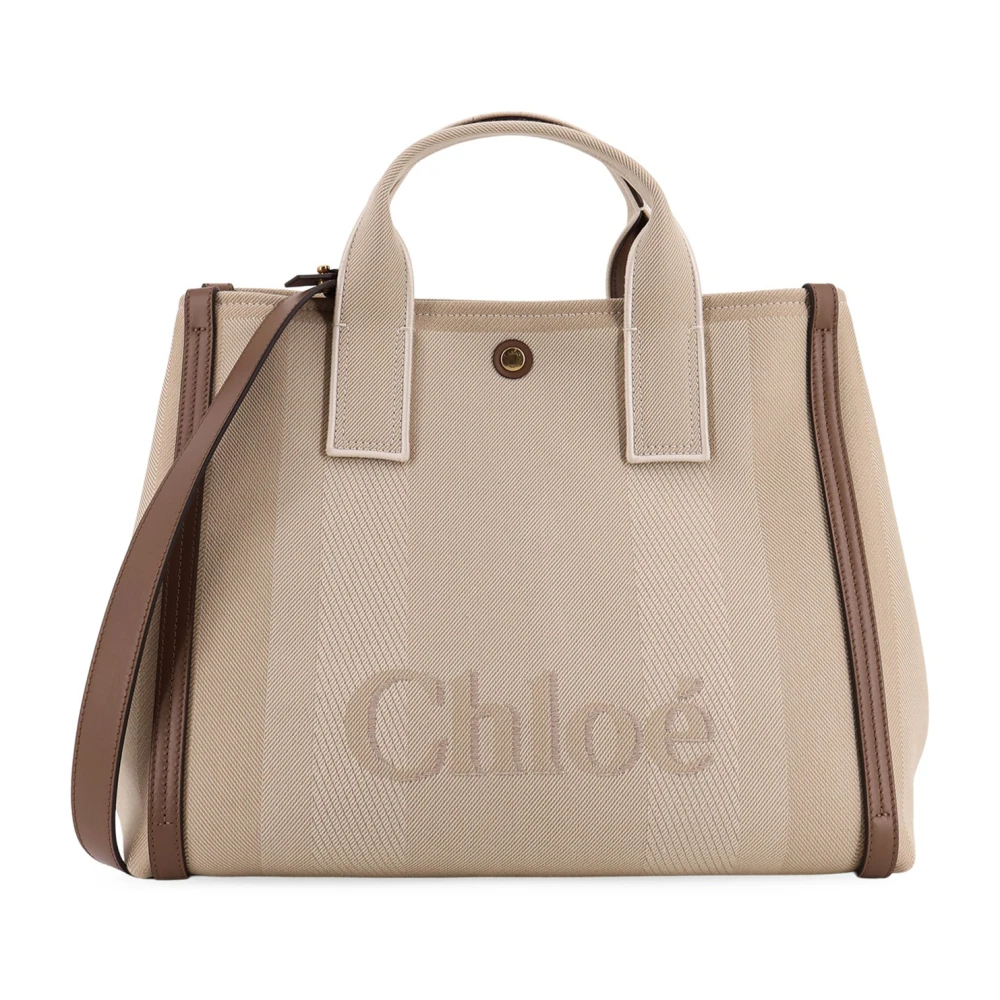 Chloé Women's Beige Carry Tote Bag
