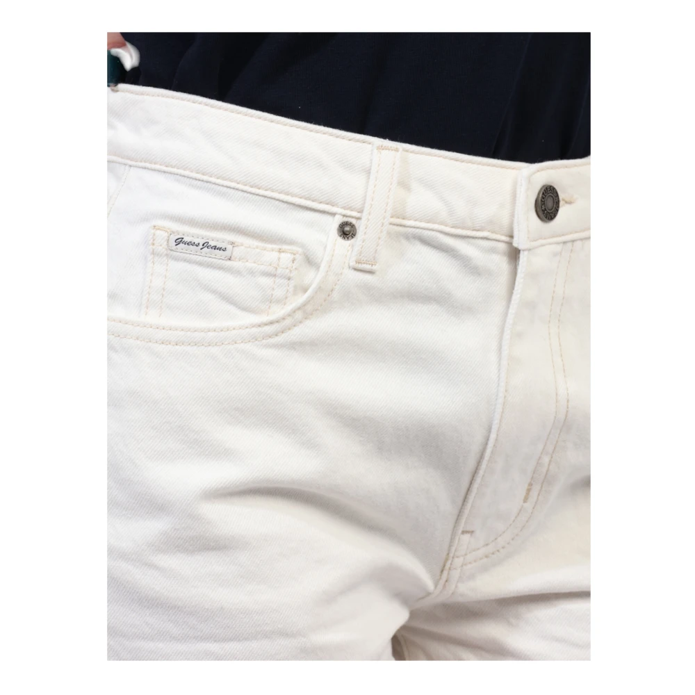 Guess Biologisch katoenen dames shorts White Dames