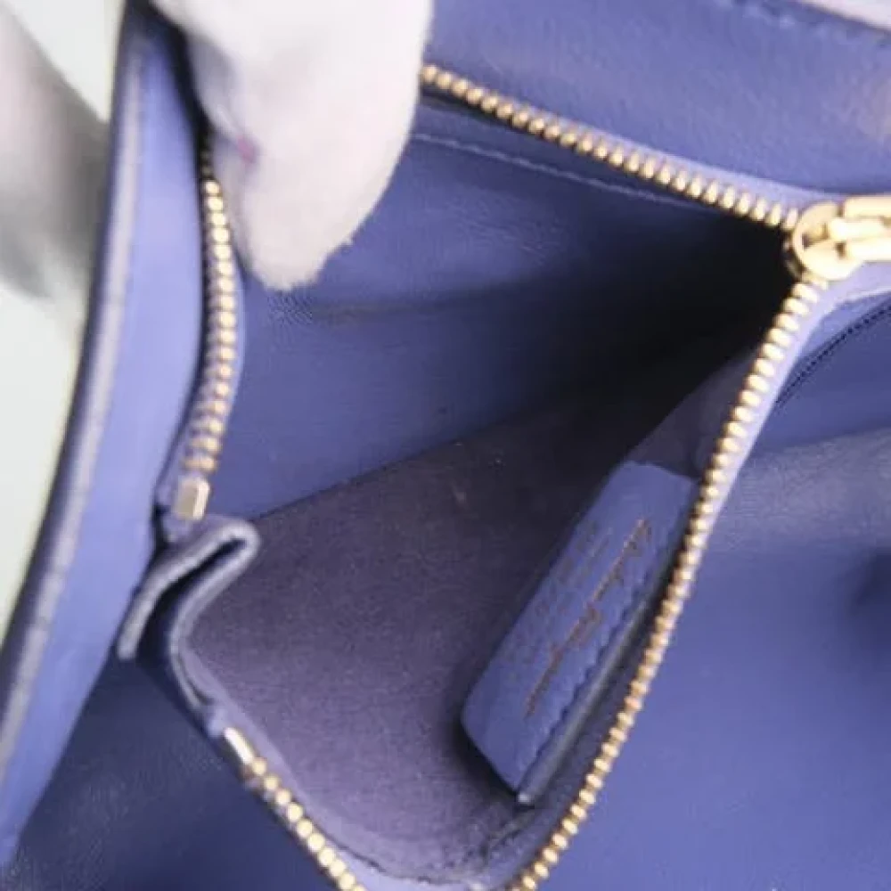 Salvatore Ferragamo Pre-owned Leather bags Purple Dames