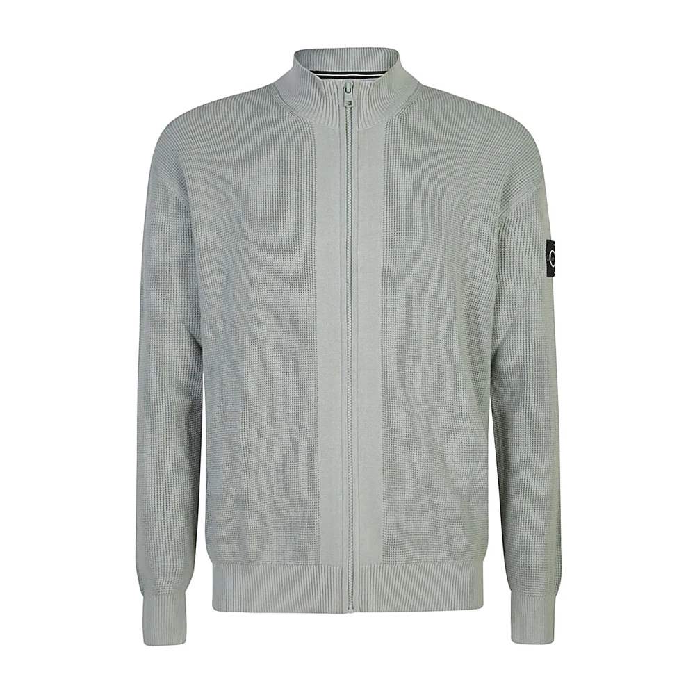 Calvin Klein Jeans Grijze Sweater Collectie Gray Heren