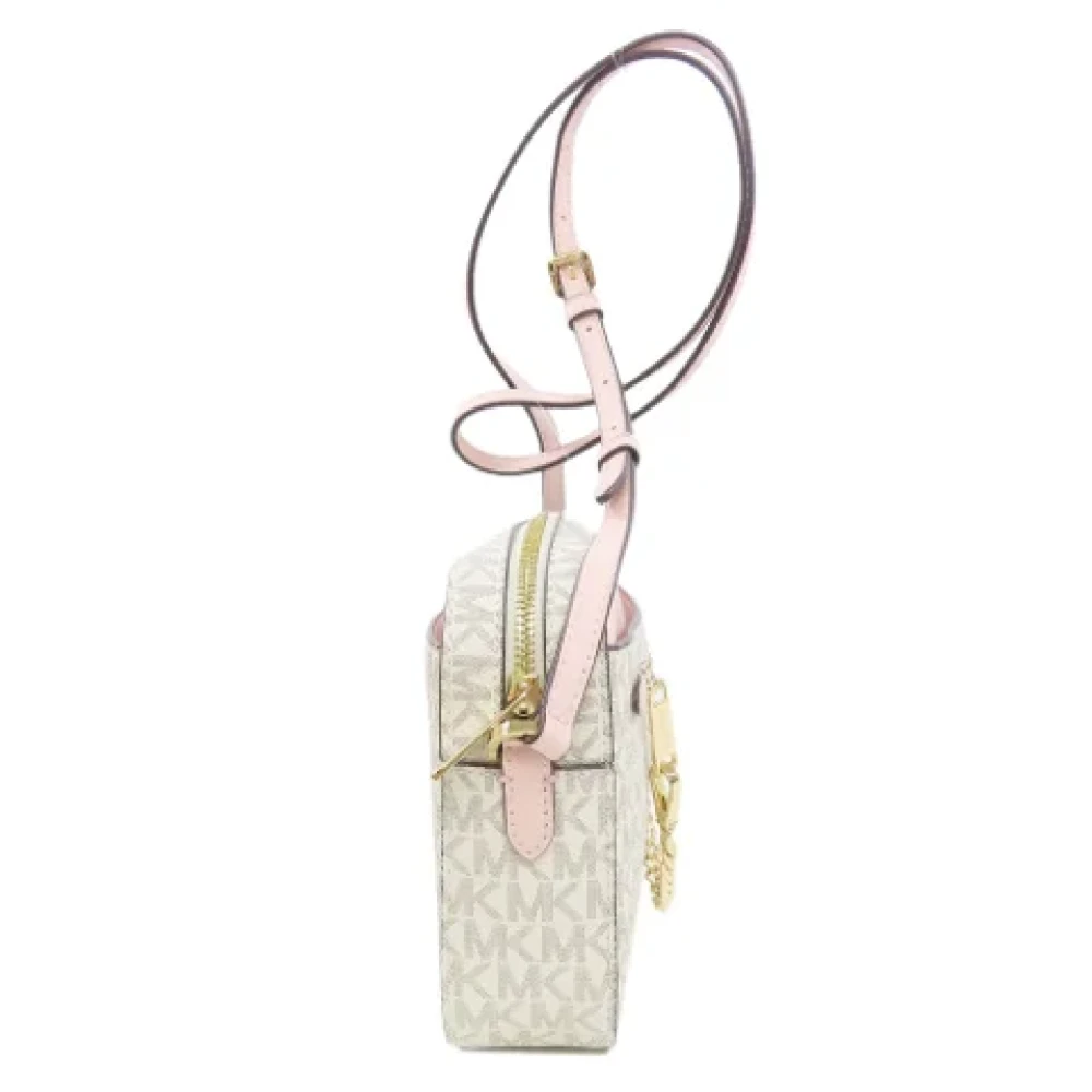 Michael Kors Pre-owned Canvas shoulder-bags Beige Dames