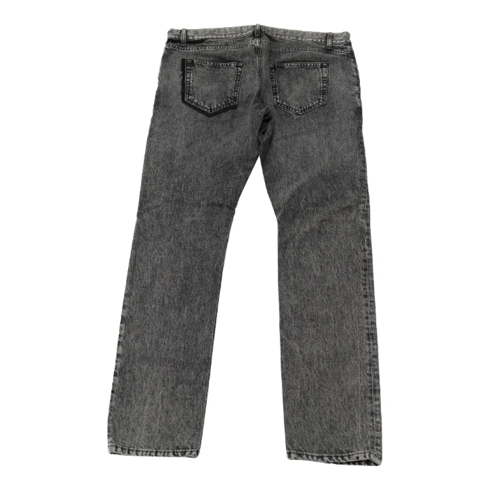Saint Laurent Cotton jeans Gray Dames