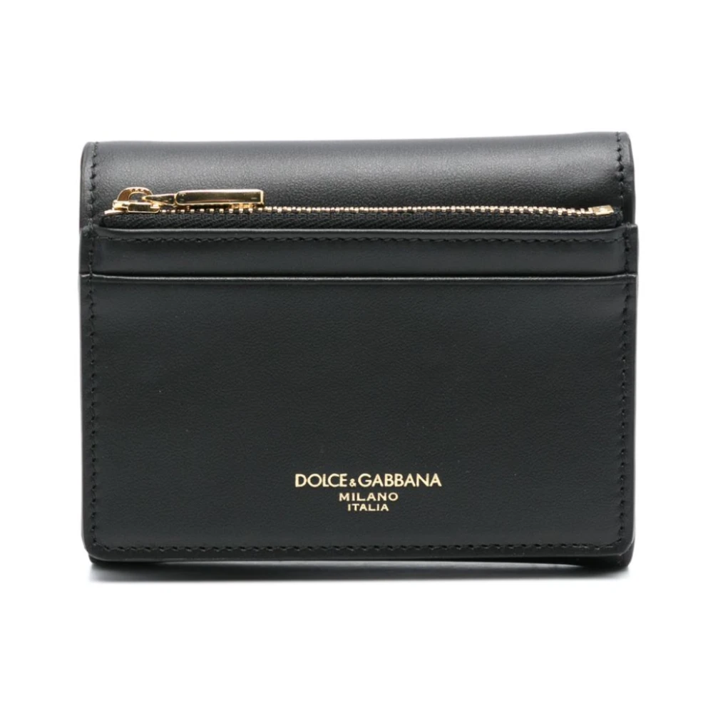 Dolce & Gabbana Zwarte Portemonnees voor Mannen Black Dames
