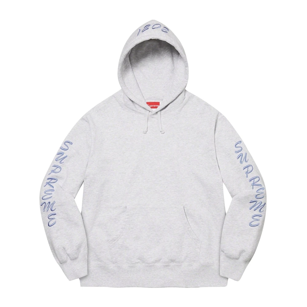 Supreme Ash Grey Guardian Hoodie Limited Edition Gray Heren