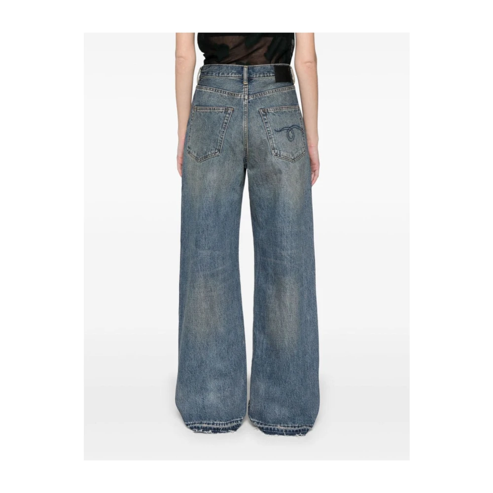 R13 Indigo Losse Jean Blue Dames