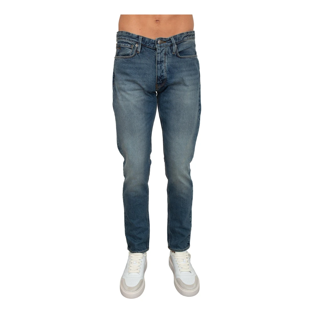 Emporio Armani Herren Blau 5 Pockets Pant