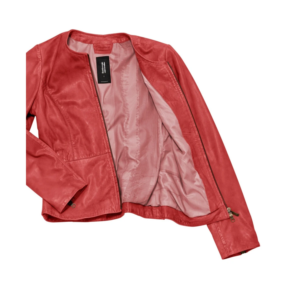 BomBoogie Leather Jackets Red Dames