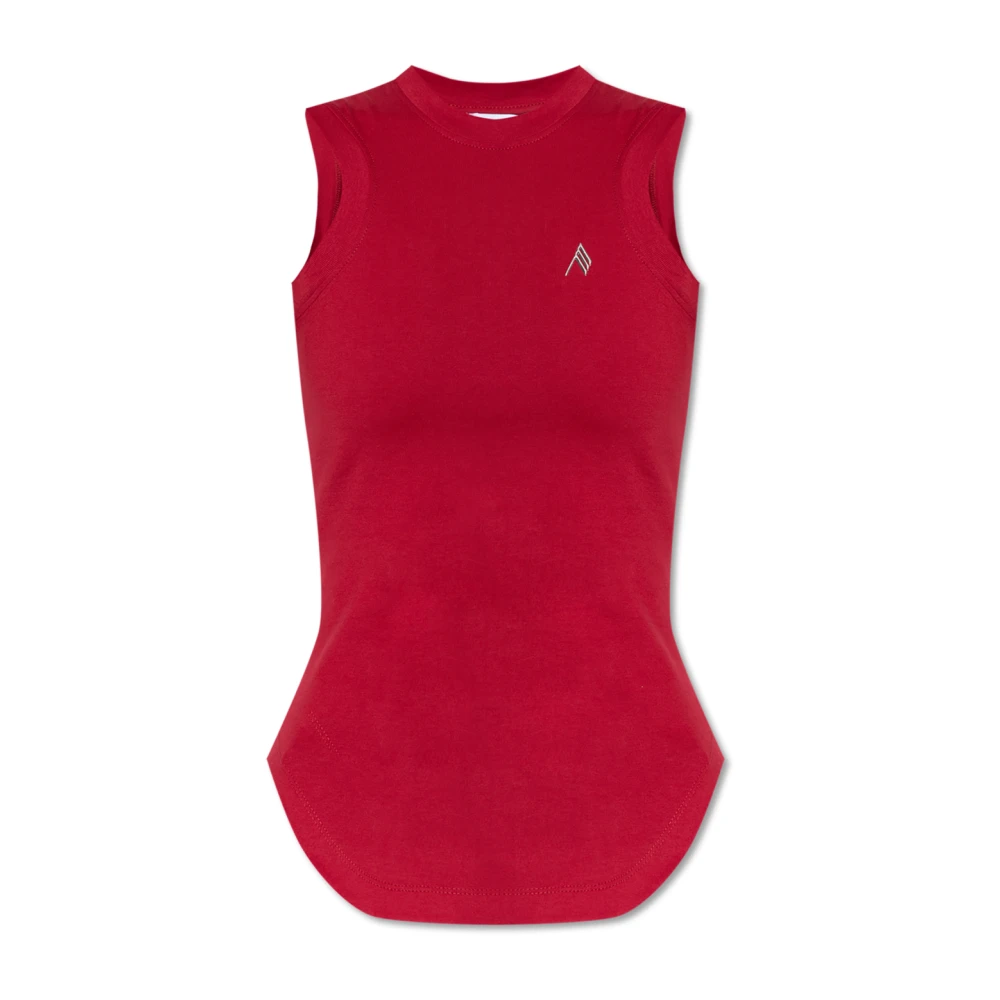 The Attico Logo top Red Dames