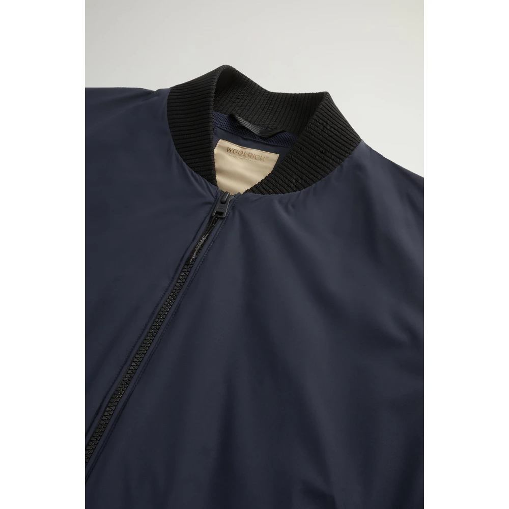 Woolrich Klassieke Bomberjack Blue Heren