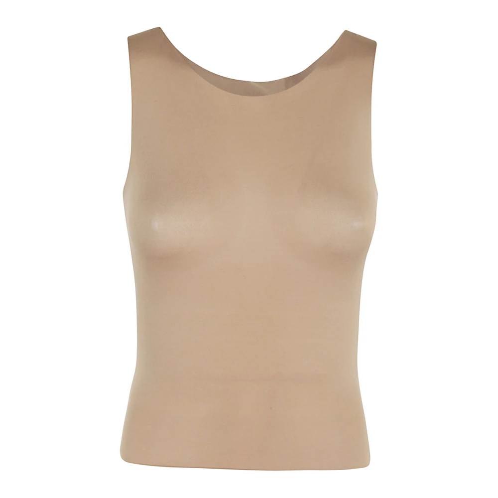 MM6 Maison Margiela Sleeveless Tank Top Brown Dames