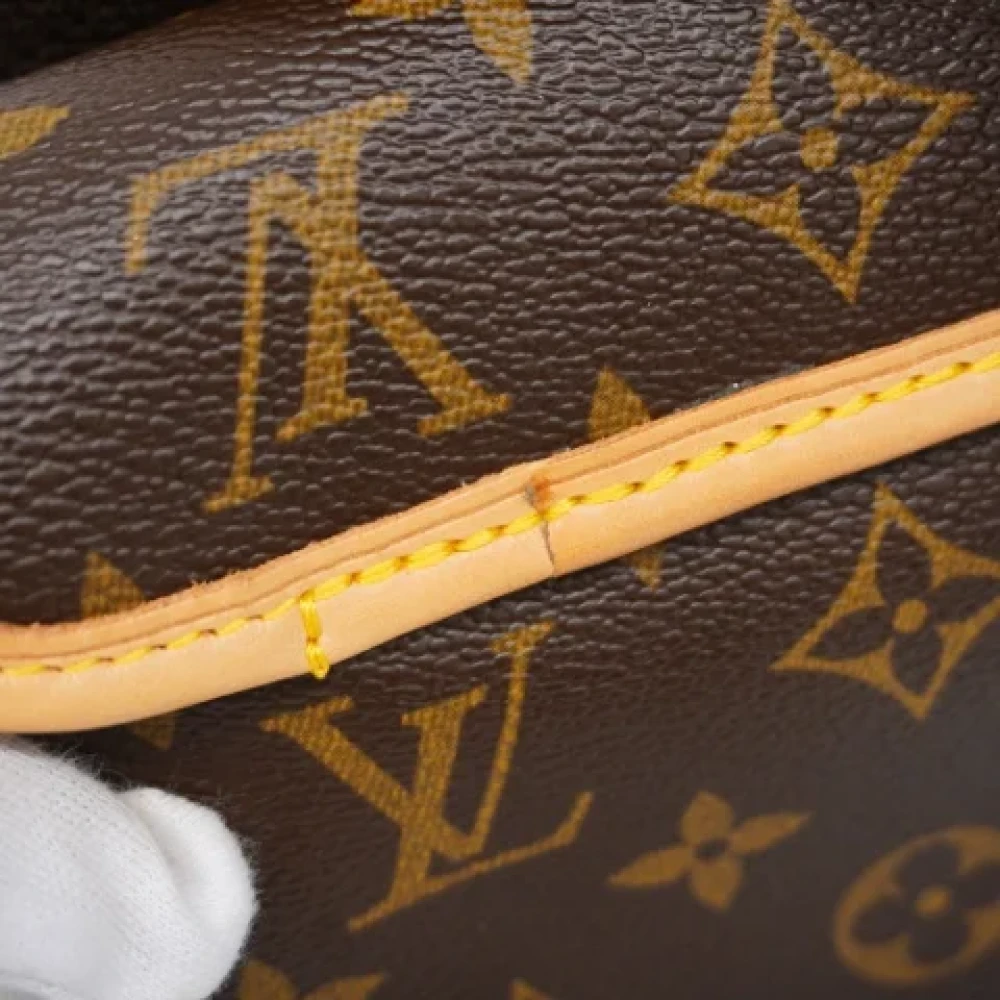 Louis Vuitton Vintage Pre-owned Fabric shoulder-bags Brown Dames