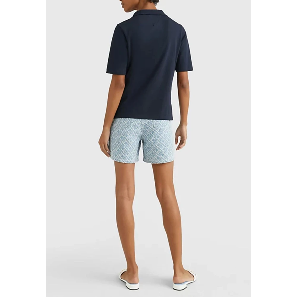 Tommy Hilfiger 1985 REG Pique Polo Shirt Vrouwen Blue Dames