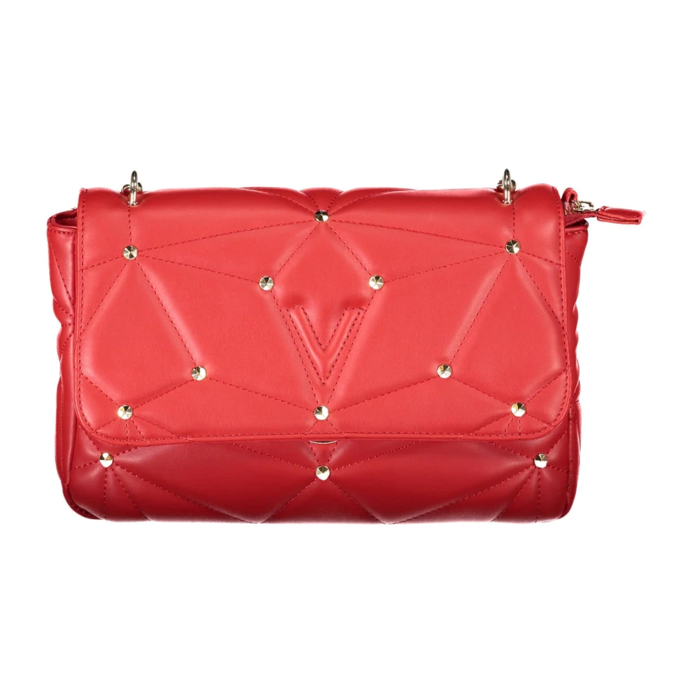 Valentino by Mario Valentino Röd Crossbody Väska med Dragkedja Red, Dam