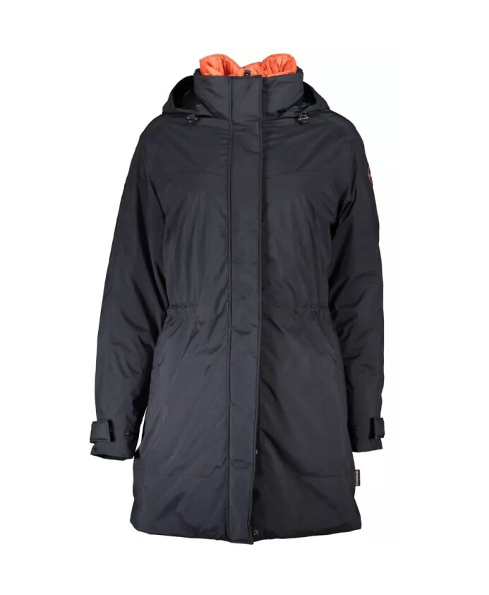 veste-a-capuche-noire-avec-logo
