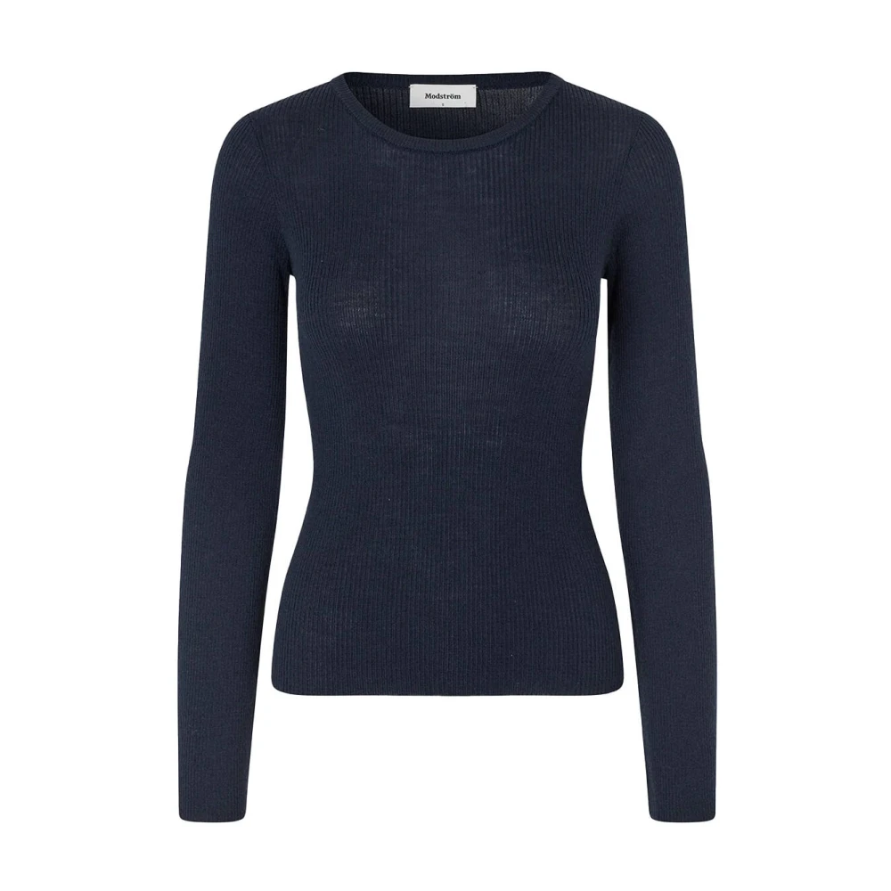 Modström HirokiMD Lange Mouw Top Blue Dames