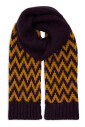 echarpe-unisexe-violette-avec-motif-chevron