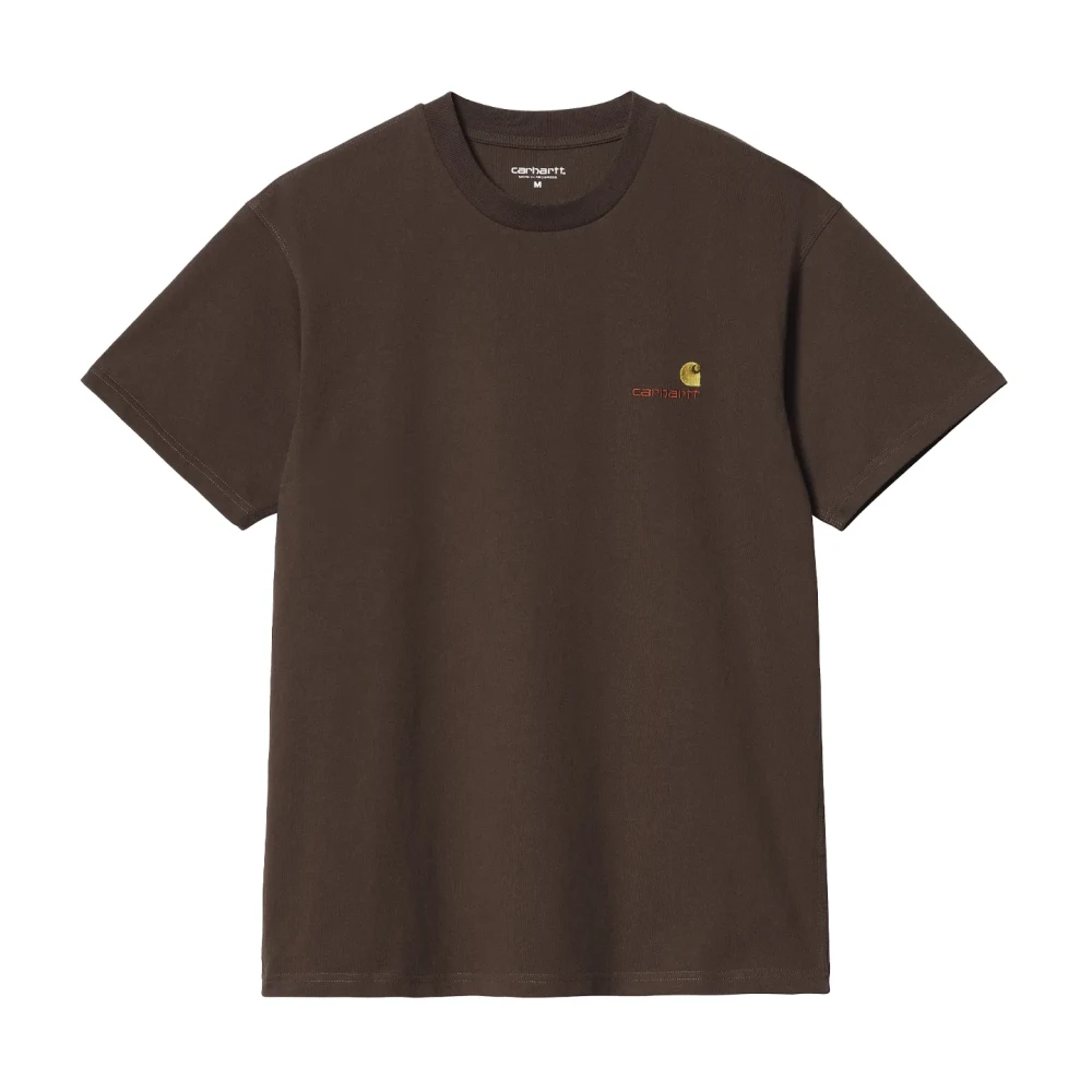 Carhartt WIP Amerikaans Script T-shirt Brown Heren