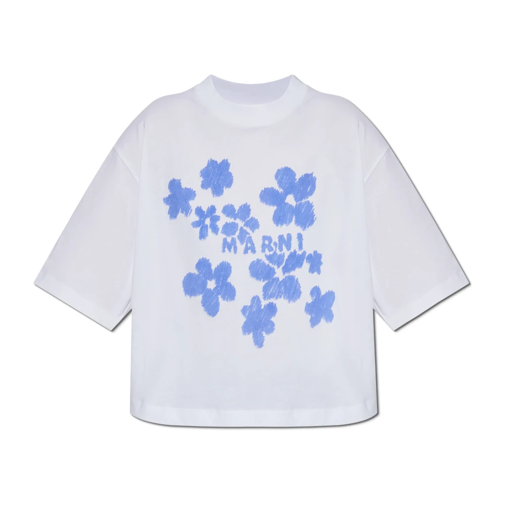 Marni - Tops > T-Shirts - White - Marni - Modalova