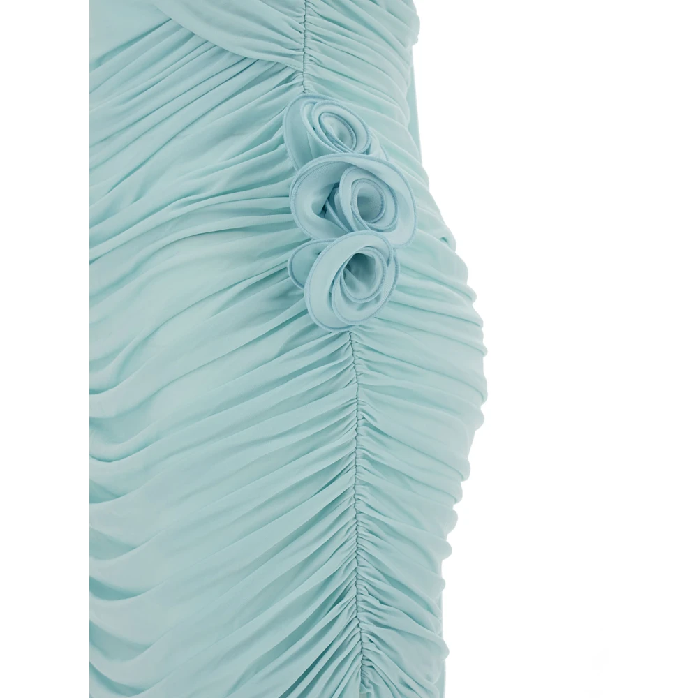 Magda Butrym Blauwe Re24 Jurk Blue Dames