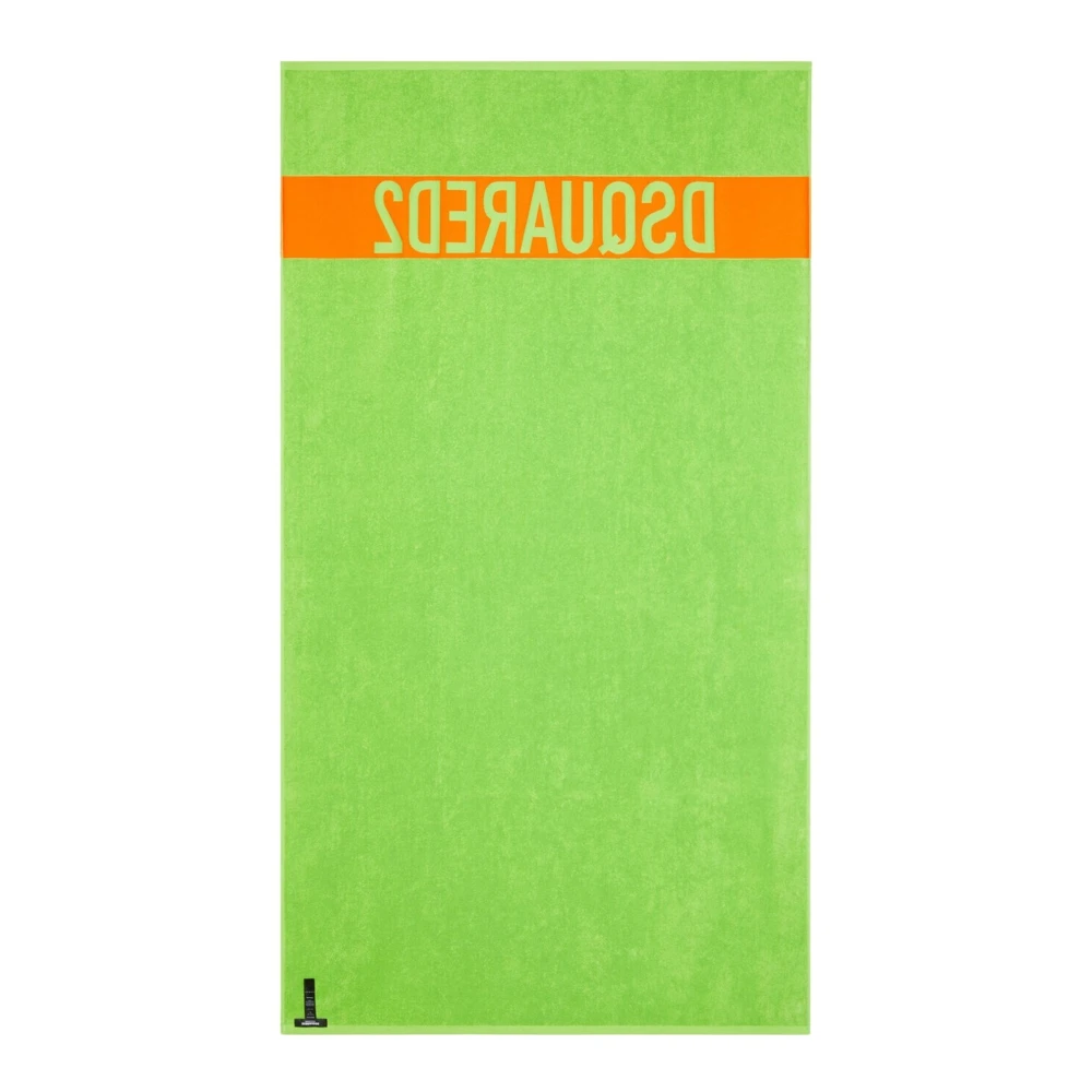 Dsquared2 Technicolor Strandhanddoek Green Heren