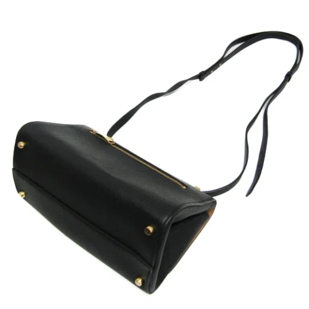 Bottega Veneta Vintage Pre-owned Leather shoulder-bags Black Dames