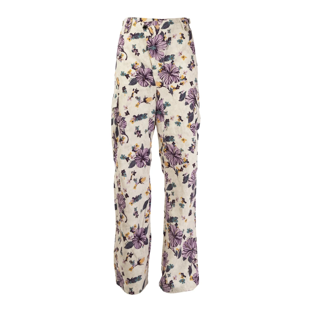 Pinko Cargo Broek Hibiscus Print Outlet Prijs Multicolor Dames