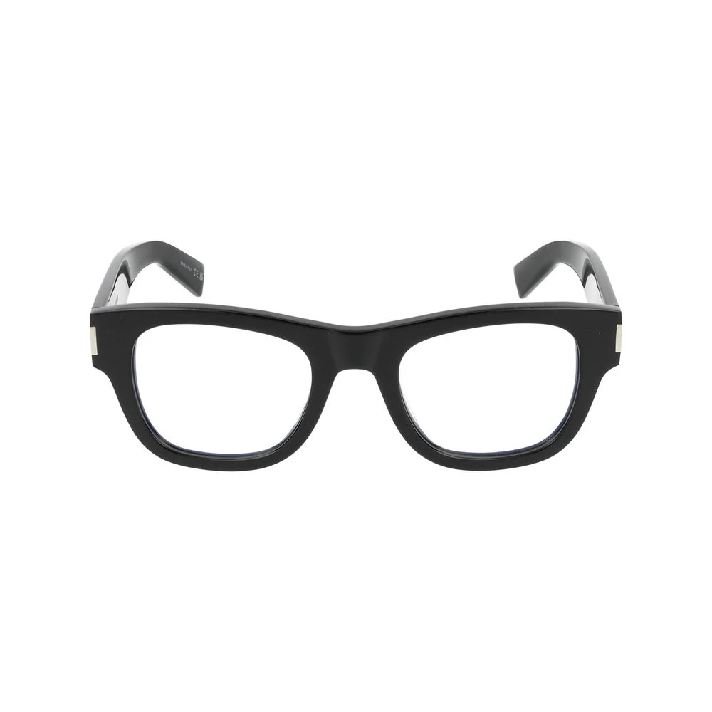 Saint Laurent Unisex Black Transparent Eyeglasses Sl 698