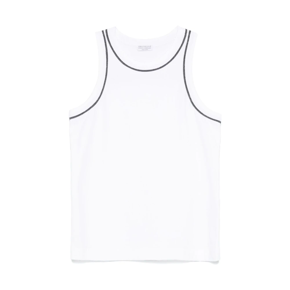 Tops > Sleeveless Tops - - Brunello Cucinelli - Modalova