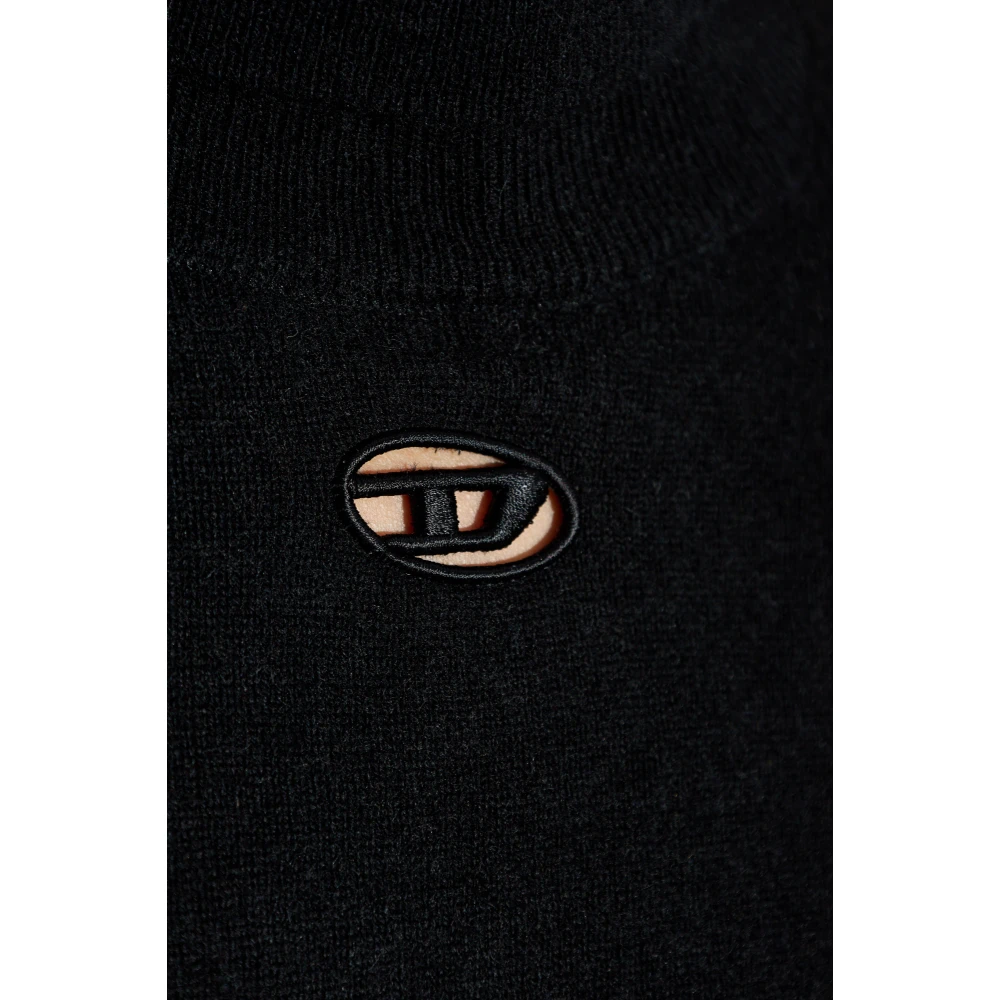 Diesel Turtleneck sweater M-Areesax-Tn Black Dames