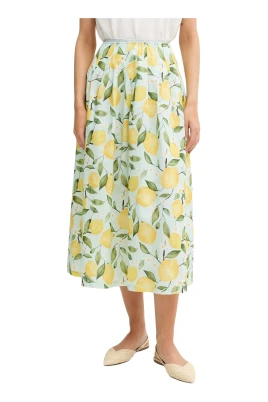 Lemon Print Skirt