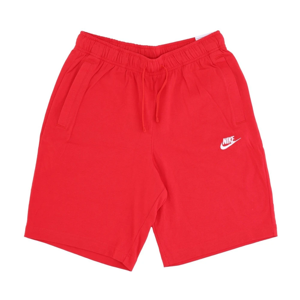 Nike Sportswear Club Short Jersey Red Heren