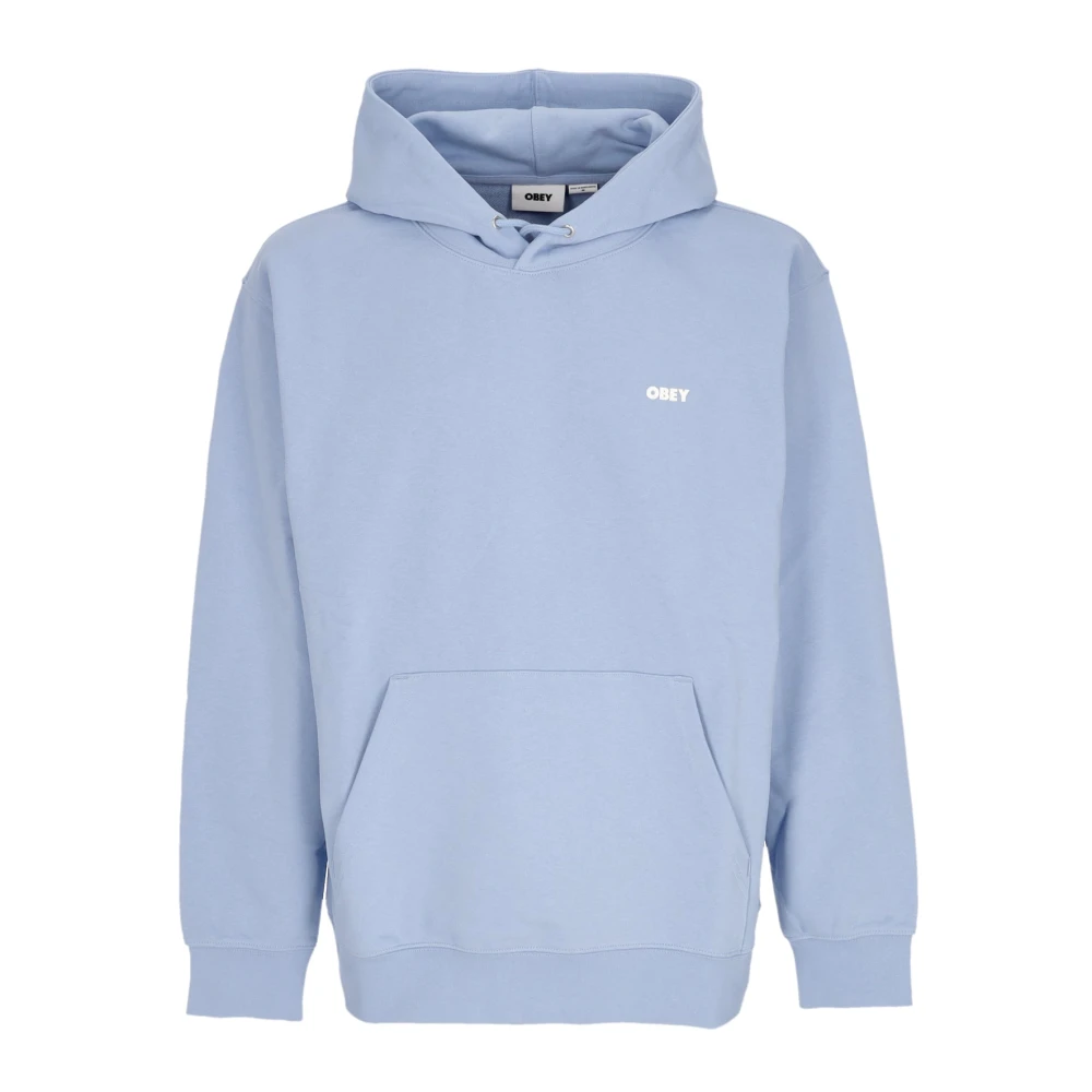 Obey Lichtgewicht Hoodie Franse Terry Blue Heren