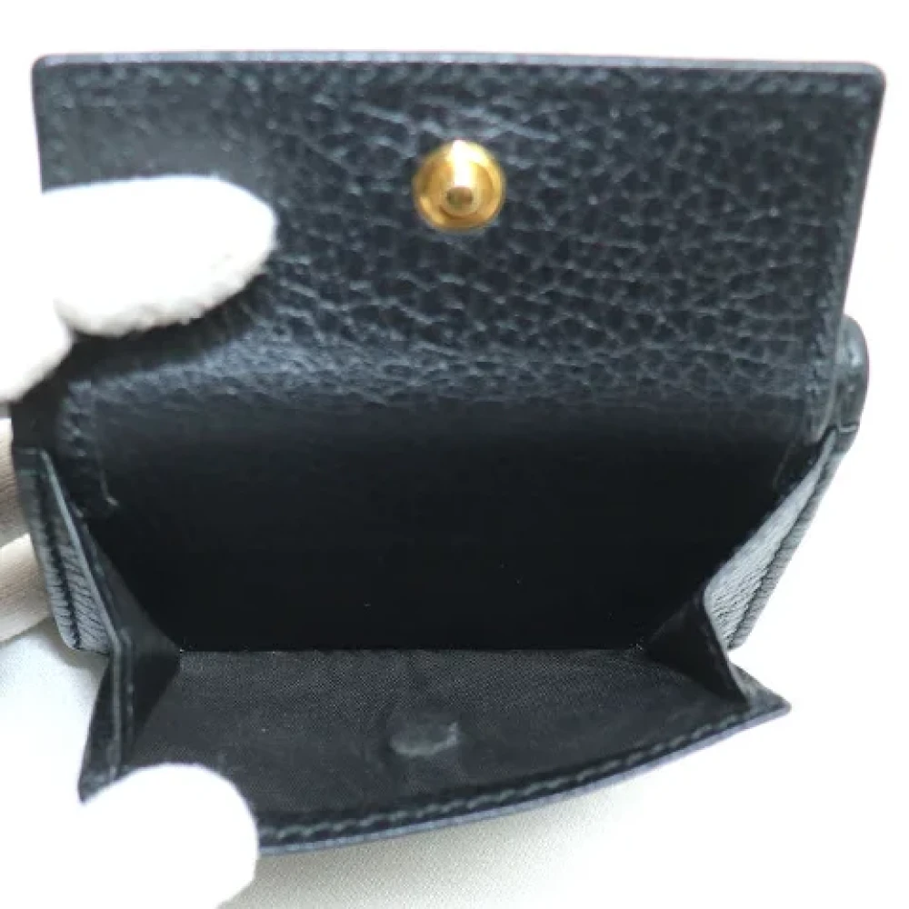Gucci Vintage Pre-owned Leather handbags Black Dames
