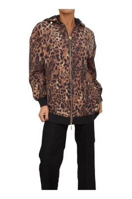 Animal Print Nylon Jacket