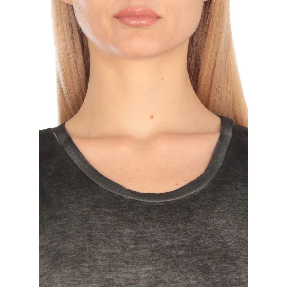 Avant Toi Grijze Mouwloze Ronde Hals Top Gray Dames