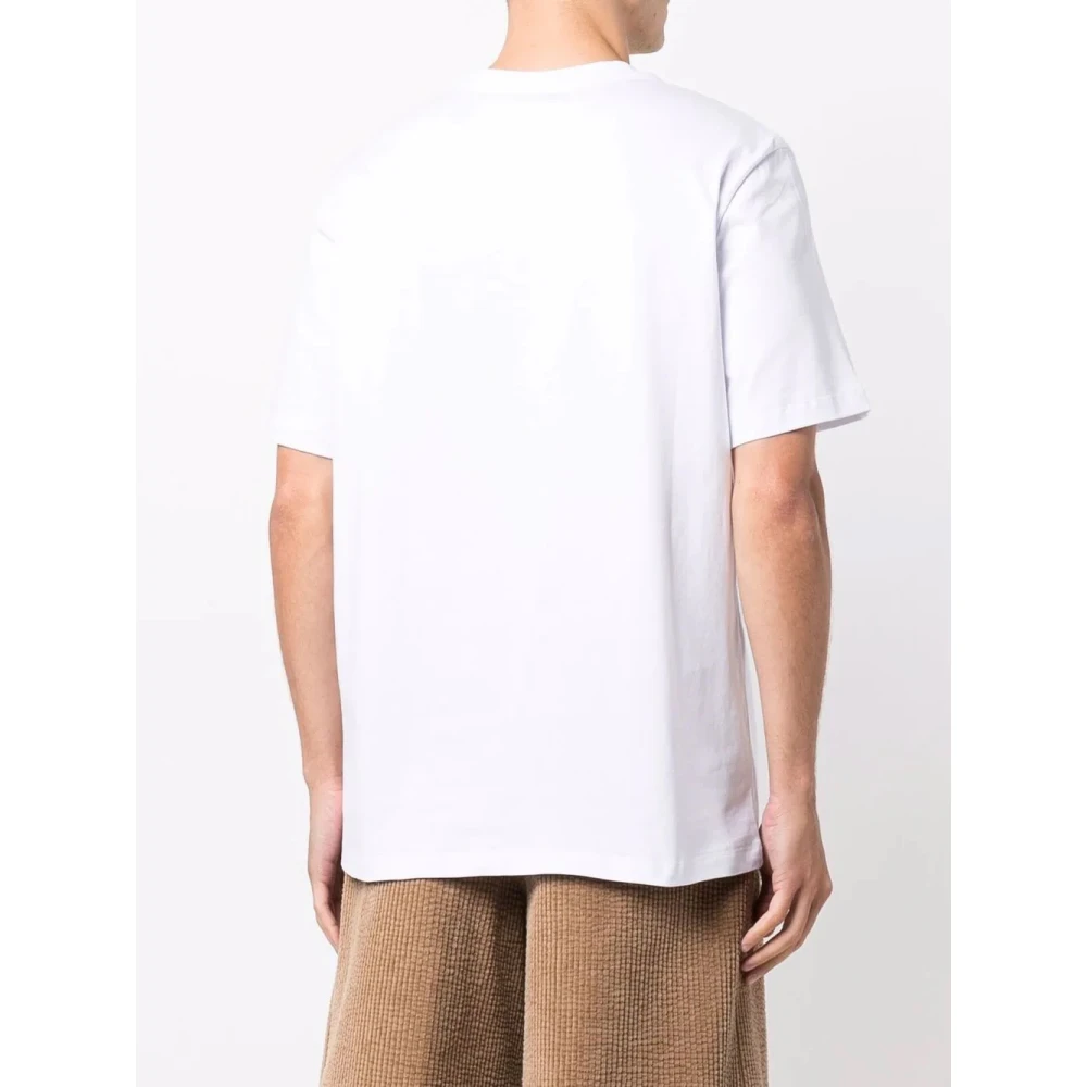Msgm Witte T-shirts en Polos White Heren