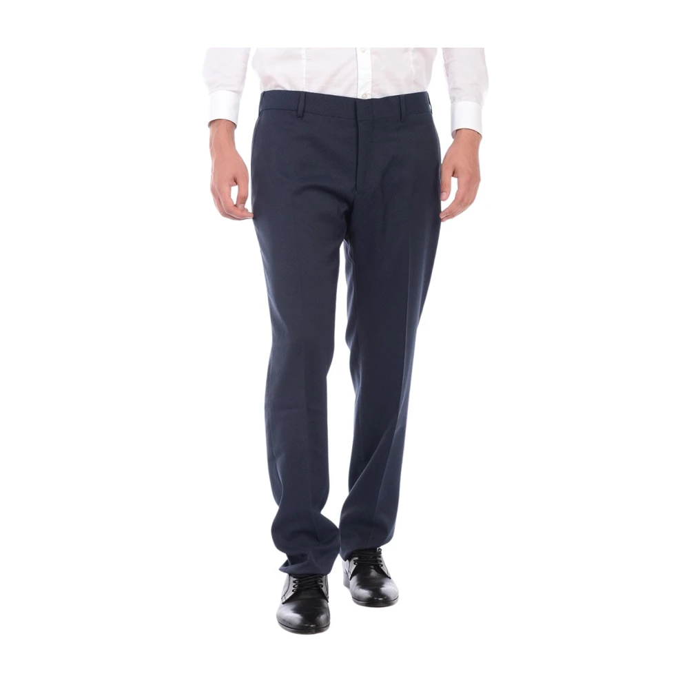 Daniele Alessandrini Men's Blue Suit Trousers, Xl, Suit Trousers