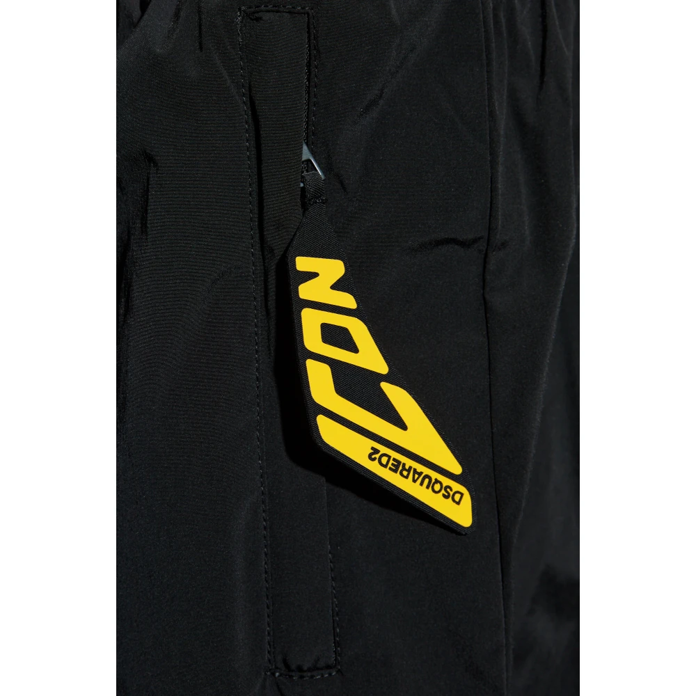 Dsquared2 Zwembroek met logo Black Heren