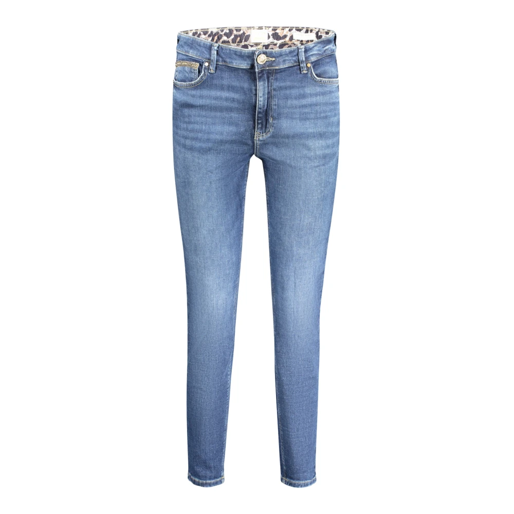 Guess Denim Skinny Jeans met Strass Applicaties Blue Dames