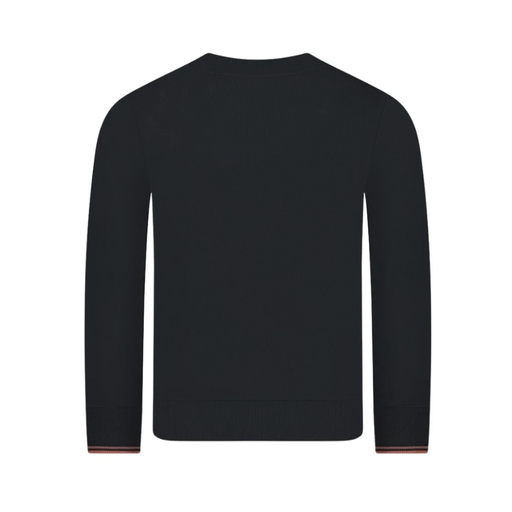 Fred Perry Crew Neck Sweatshirt Black Heren