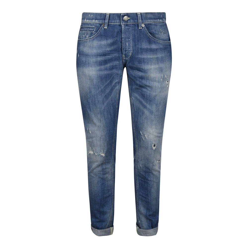 Dondup Smalle Jeans Blue Heren