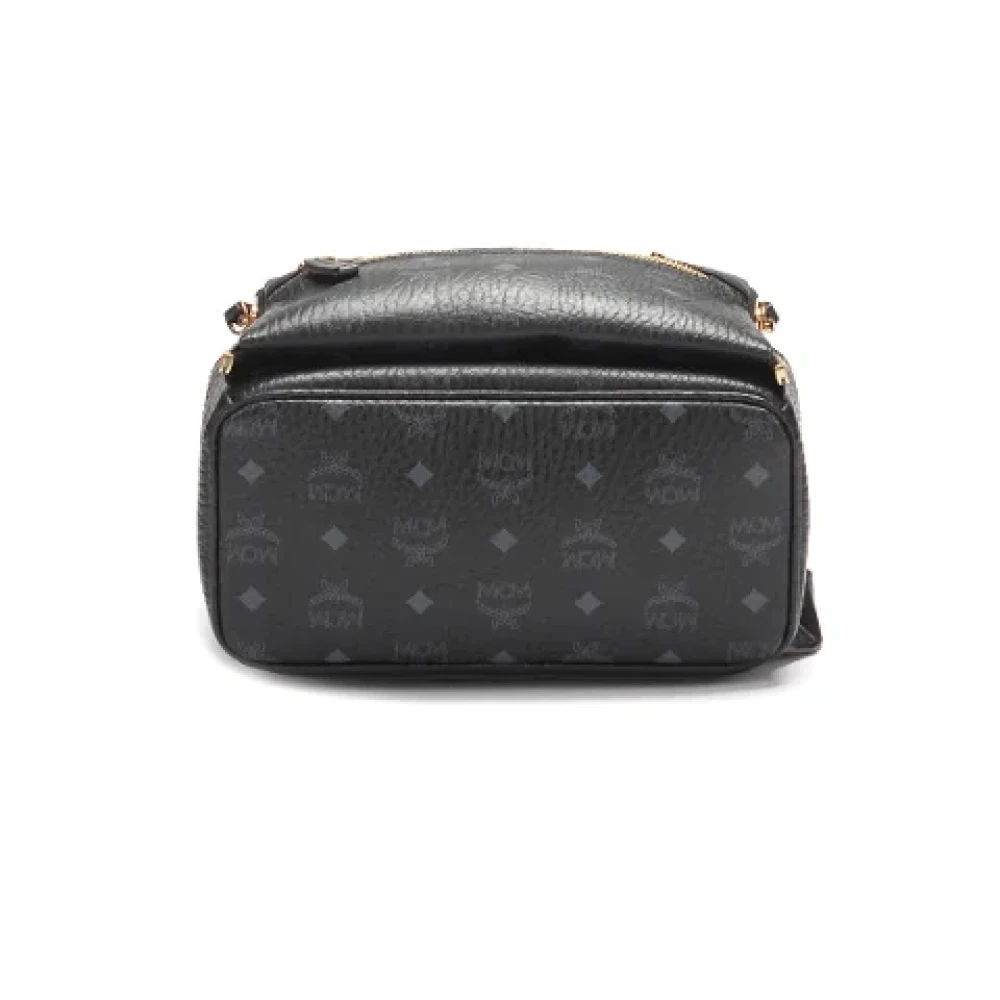 MCM Pre-owned Canvas backpacks Black Dames