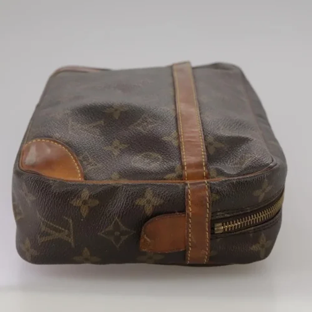 Louis Vuitton Vintage Pre-owned Canvas clutches Brown Dames
