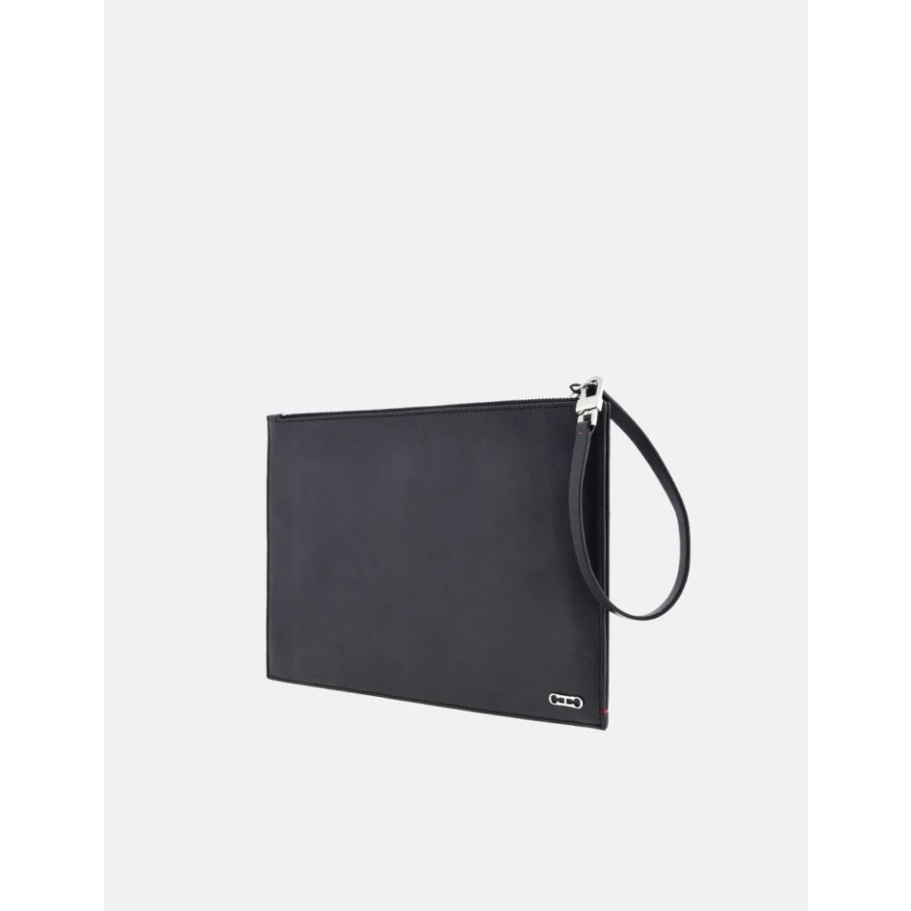 Carolina Herrera Sequoia Leren Continental Portemonnee met 35e Verjaardagsarmband Detail Black Heren